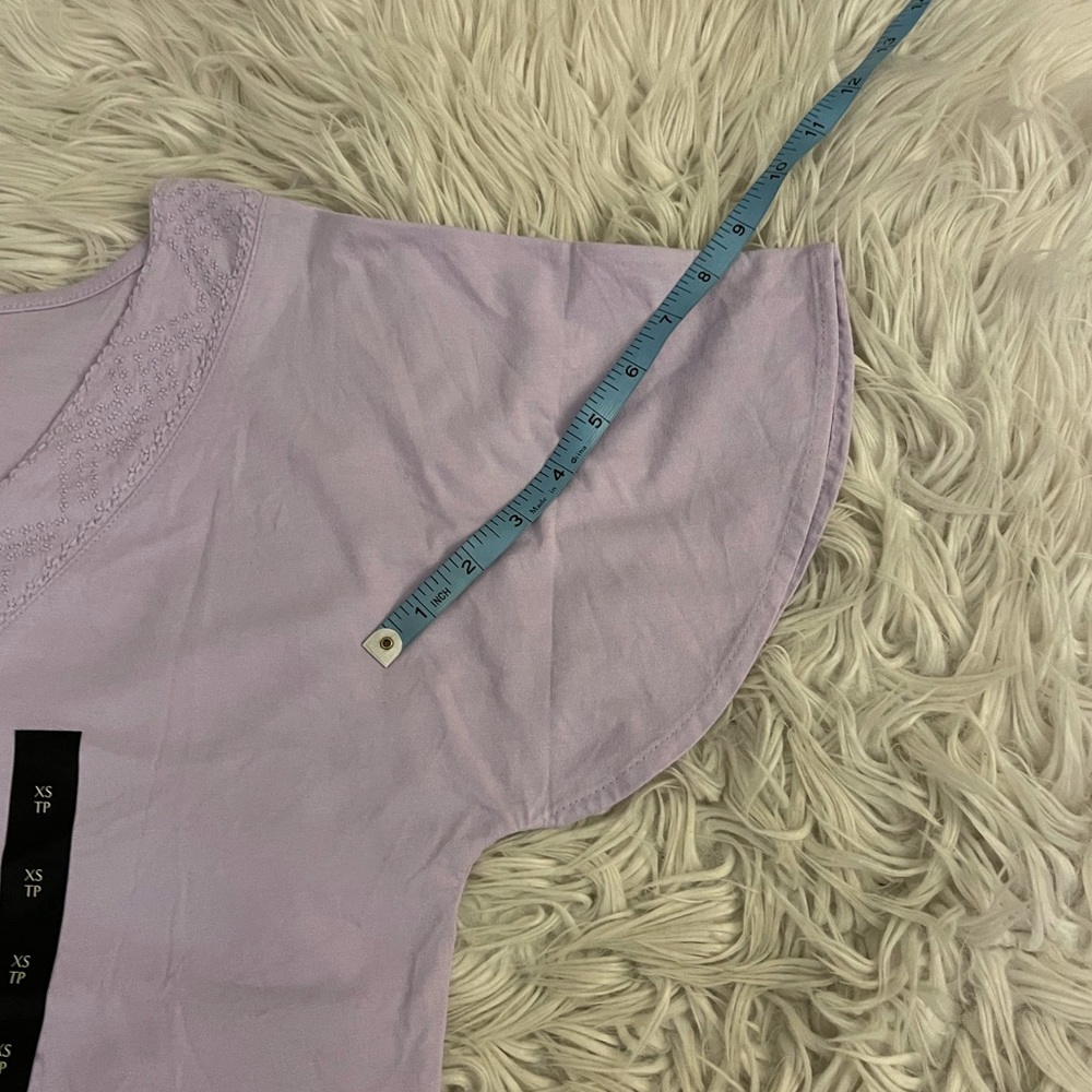 NWT | Banana Republic | Lavender Tee shirt - Picture 9 of 12